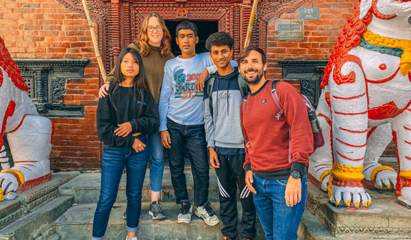 volunteer going outing with kids